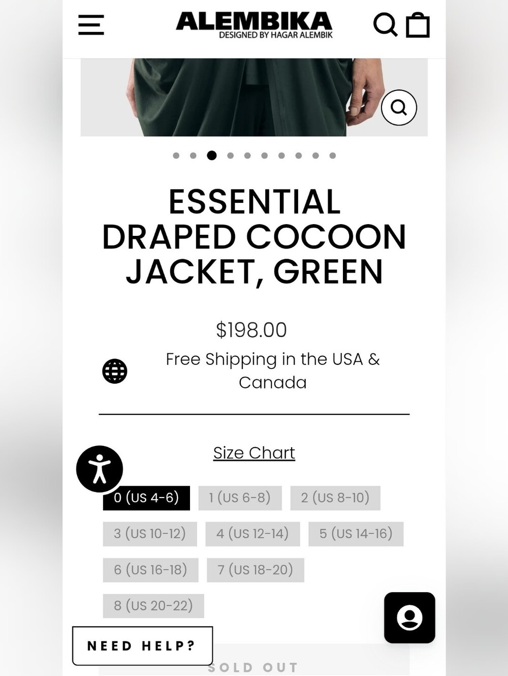 Alembika Essential Draped Cocoon Jacket - Picture 15 of 15